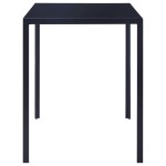 vidaXL Set mobilier de bucătărie, 7 piese, roșu vin