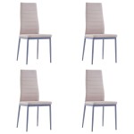 vidaXL Set mobilier de bucătărie, 5 piese, cappuccino