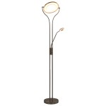 vidaXL Lampă de podea, argintiu, 180 cm, 18 W, reglabilă vidaXL Lampă de podea, argintiu, 180 cm, 18 W, reglabilă