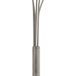 vidaXL Lampă de podea, argintiu, 200 cm, 5 x E14 vidaXL Lampă de podea, argintiu, 200 cm, 5 x E14