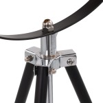 vidaXL Lampă de podea, negru și auriu, 51 cm, E27 vidaXL Lampă de podea, negru și auriu, 51 cm, E27