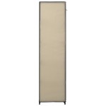 vidaXL Dulap pliabil de haine, crem, 110x45x175 cm, textil vidaXL Dulap pliabil de haine, crem, 110x45x175 cm, textil