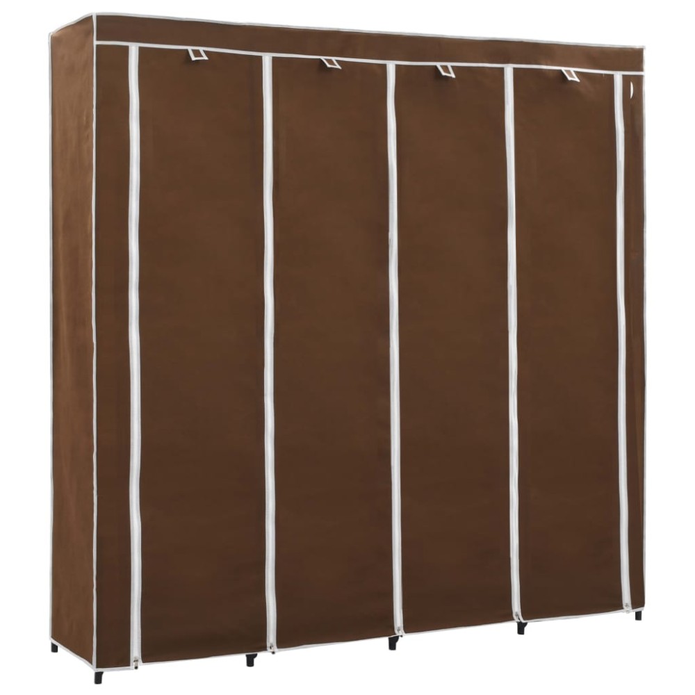 vidaXL Șifonier cu 4 compartimente, maro, 175x45x170 cm