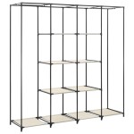 vidaXL Șifonier cu 4 compartimente, crem, 175 x 45 x 170 cm vidaXL Șifonier cu 4 compartimente, crem, 175 x 45 x 170 cm