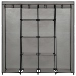vidaXL Șifonier cu 4 compartimente, gri, 175 x 45 x 170 cm vidaXL Șifonier cu 4 compartimente, gri, 175 x 45 x 170 cm