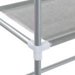 vidaXL Etajeră peste mașina de spălat, 3 polițe, argintiu 69x28x169 cm vidaXL Etajeră peste mașina de spălat, 3 polițe, argintiu 69x28x169 cm