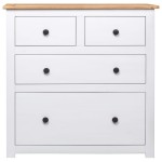 vidaXL Servantă, alb, 80 x 40 x 83 cm, lemn de pin, gama Panama vidaXL Servantă, alb, 80 x 40 x 83 cm, lemn de pin, gama Panama
