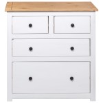 vidaXL Servantă, alb, 80 x 40 x 83 cm, lemn de pin, gama Panama vidaXL Servantă, alb, 80 x 40 x 83 cm, lemn de pin, gama Panama