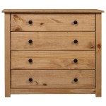 vidaXL Dulap lateral, 80 x 40 x 73 cm, gama pin de Panama