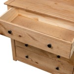 vidaXL Dulap lateral, 80 x 40 x 73 cm, gama pin de Panama