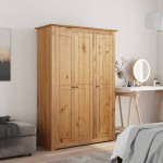 vidaXL Șifonier cu 3 uși, 118 x 50 x 171,5 cm, pin gama Panama vidaXL Șifonier cu 3 uși, 118 x 50 x 171,5 cm, pin gama Panama
