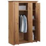 vidaXL Șifonier cu 3 uși, 118 x 50 x 171,5 cm, pin gama Panama vidaXL Șifonier cu 3 uși, 118 x 50 x 171,5 cm, pin gama Panama