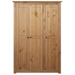 vidaXL Șifonier cu 3 uși, 118 x 50 x 171,5 cm, pin gama Panama vidaXL Șifonier cu 3 uși, 118 x 50 x 171,5 cm, pin gama Panama