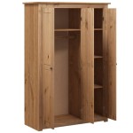 vidaXL Șifonier cu 3 uși, 118 x 50 x 171,5 cm, pin gama Panama vidaXL Șifonier cu 3 uși, 118 x 50 x 171,5 cm, pin gama Panama