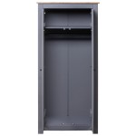 vidaXL Șifonier, gri, 80 x 50 x 171,5 cm, lemn masiv pin gama Panama