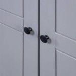 vidaXL Șifonier, gri, 80 x 50 x 171,5 cm, lemn masiv pin gama Panama