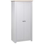 vidaXL Șifonier, alb, 80 x 50 x 171,5 cm, lemn masiv pin gama Panama