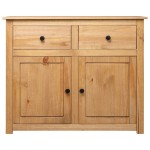 vidaXL Servantă, 93x40x80 cm, lemn masiv pin, gama Panama