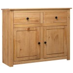 vidaXL Servantă, 93x40x80 cm, lemn masiv pin, gama Panama