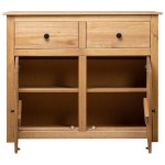vidaXL Servantă, 93x40x80 cm, lemn masiv pin, gama Panama