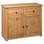 vidaXL Servantă, 93x40x80 cm, lemn masiv pin, gama Panama
