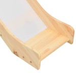 vidaXL Cadru pat copii etajat cu tobogan & scară 97x208cm lemn de pin