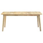 vidaXL Masă de bucătărie, 180 x 90 x 76 cm, lemn masiv de mango vidaXL Masă de bucătărie, 180 x 90 x 76 cm, lemn masiv de mango