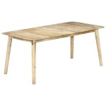 vidaXL Masă de bucătărie, 180 x 90 x 76 cm, lemn masiv de mango vidaXL Masă de bucătărie, 180 x 90 x 76 cm, lemn masiv de mango