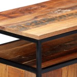 vidaXL Dulap lateral, 60 x 35 x 76 cm, lemn masiv reciclat și oțel vidaXL Dulap lateral, 60 x 35 x 76 cm, lemn masiv reciclat și oțel