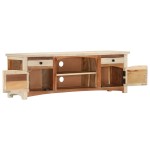 vidaXL Comodă TV, 120 x 30 x 40 cm, lemn masiv reciclat