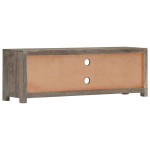 vidaXL Comodă TV, gri, 120 x 30 x 40 cm, lemn masiv de mango vidaXL Comodă TV, gri, 120 x 30 x 40 cm, lemn masiv de mango