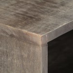 vidaXL Comodă TV, 130 x 30 x 46 cm, lemn masiv de mango nefinisat