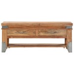vidaXL Măsuță de cafea, 110x52x45 cm, lemn masiv de acacia vidaXL Măsuță de cafea, 110x52x45 cm, lemn masiv de acacia