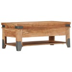 vidaXL Măsuță de cafea, 110x52x45 cm, lemn masiv de acacia vidaXL Măsuță de cafea, 110x52x45 cm, lemn masiv de acacia