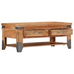 vidaXL Măsuță de cafea, 110x52x45 cm, lemn masiv de acacia vidaXL Măsuță de cafea, 110x52x45 cm, lemn masiv de acacia
