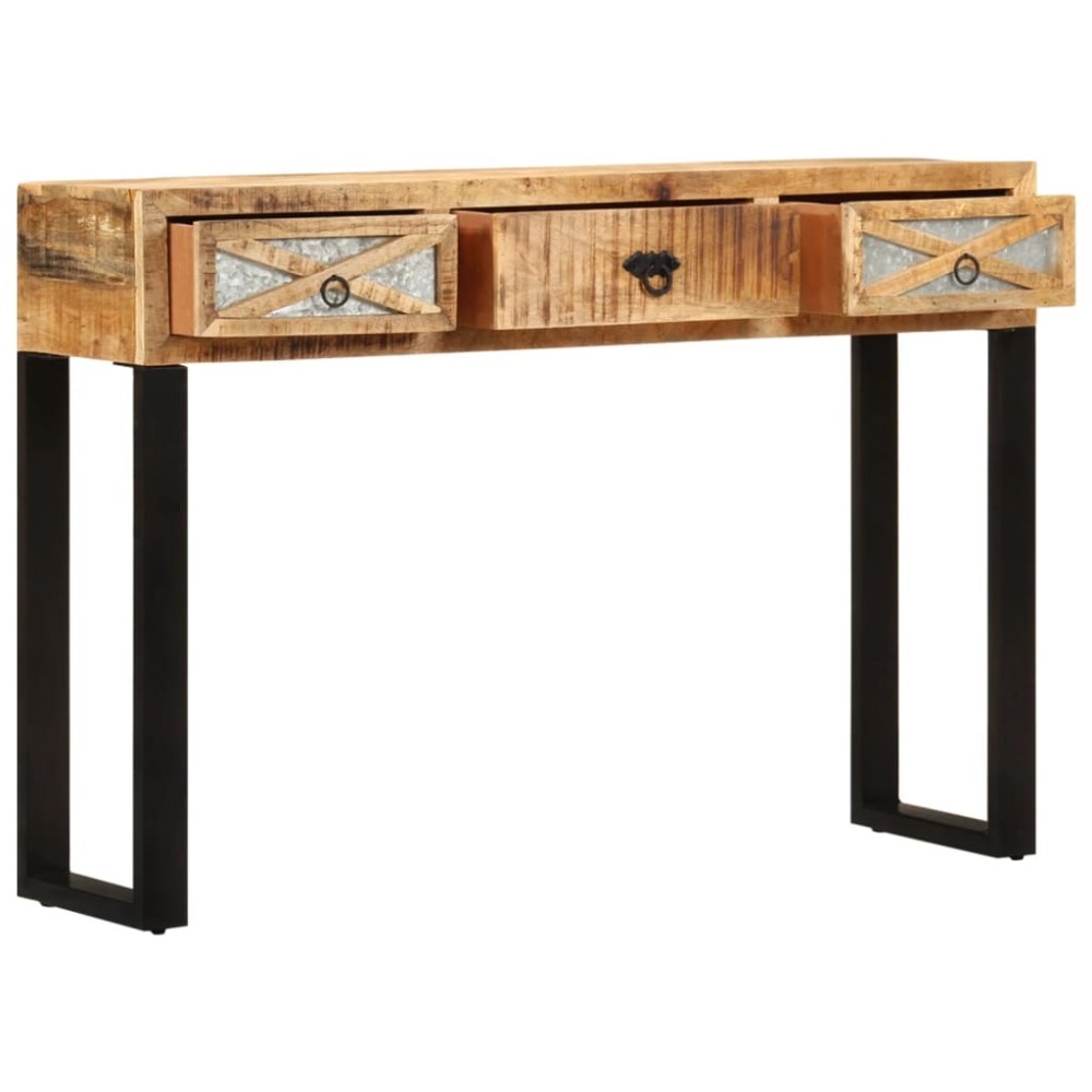 vidaXL Masă consolă, 110 x 30 x 76 cm, lemn masiv de mango