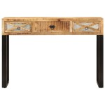 vidaXL Masă consolă, 110 x 30 x 76 cm, lemn masiv de mango vidaXL Masă consolă, 110 x 30 x 76 cm, lemn masiv de mango