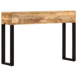 vidaXL Masă consolă, 110 x 30 x 76 cm, lemn masiv de mango vidaXL Masă consolă, 110 x 30 x 76 cm, lemn masiv de mango