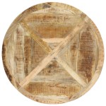 vidaXL Masă de bucătărie, 120 x 76 cm, lemn masiv de mango, rotund