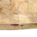 vidaXL Masă de bucătărie, 120 x 76 cm, lemn masiv de mango, rotund