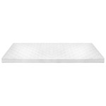 vidaXL Topper saltea, profil tip ou cu spumă rece, 6 cm, 80 x 200 cm
