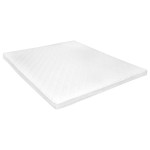 vidaXL Topper saltea, profil tip ou cu spumă rece, 6 cm, 180x200 cm