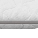 vidaXL Topper saltea, 100 x 200 cm, spumă cu memorie Visco, 6 cm