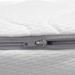vidaXL Topper saltea, 100 x 200 cm, spumă cu memorie Visco, 6 cm