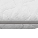 vidaXL Topper saltea, 160 x 200 cm, spumă cu memorie Visco, 6 cm