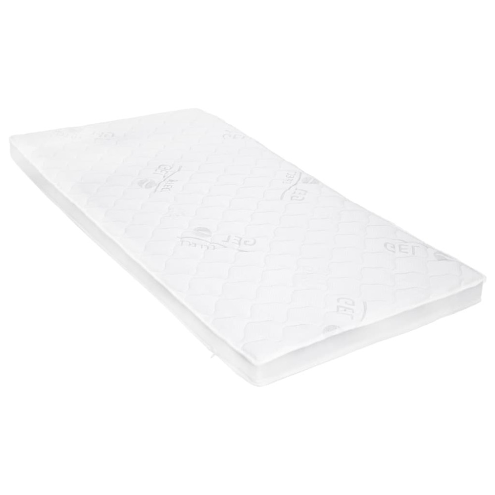vidaXL Topper saltea, spumă gel, 7 cm, 90 x 200 cm