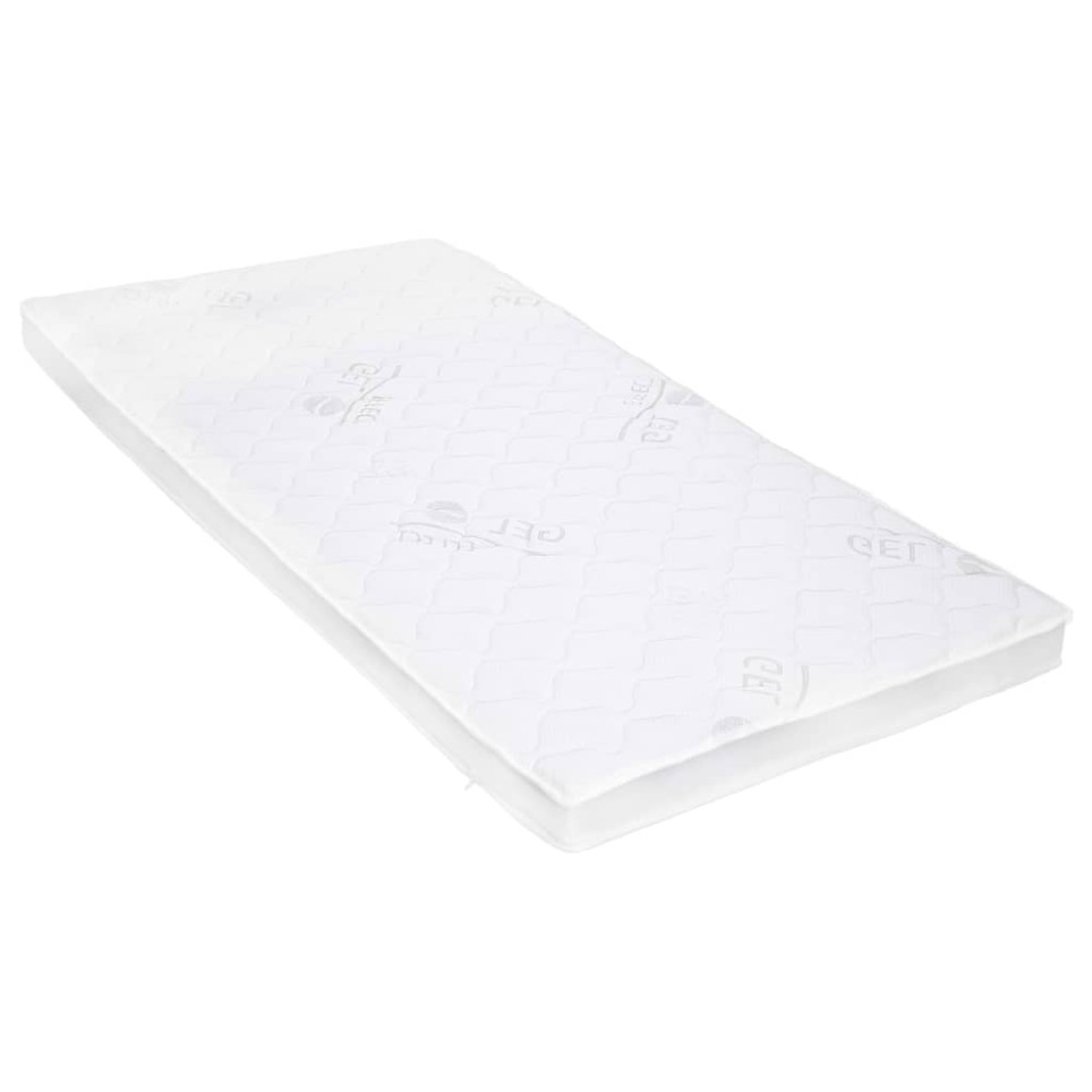 vidaXL Topper saltea, 100 x 200 cm, spumă gel, 7 cm