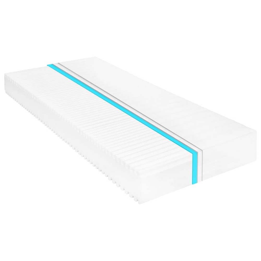vidaXL Saltea, 120 x 200 cm, 7 zone, spumă PU, 16 cm, H2 H3