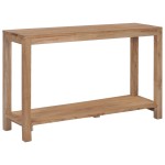 vidaXL Masă consolă, 120 x 35 x 75 cm, lemn masiv de tec vidaXL Masă consolă, 120 x 35 x 75 cm, lemn masiv de tec