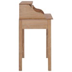 vidaXL Birou, 90x50x100 cm, lemn masiv de tec